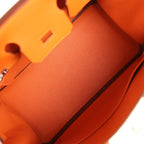 Hermes Birkin 25 Orange Minium Togo Palladium Hardware