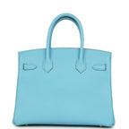 Hermes Birkin 30 Celeste Epsom Gold Hardware
