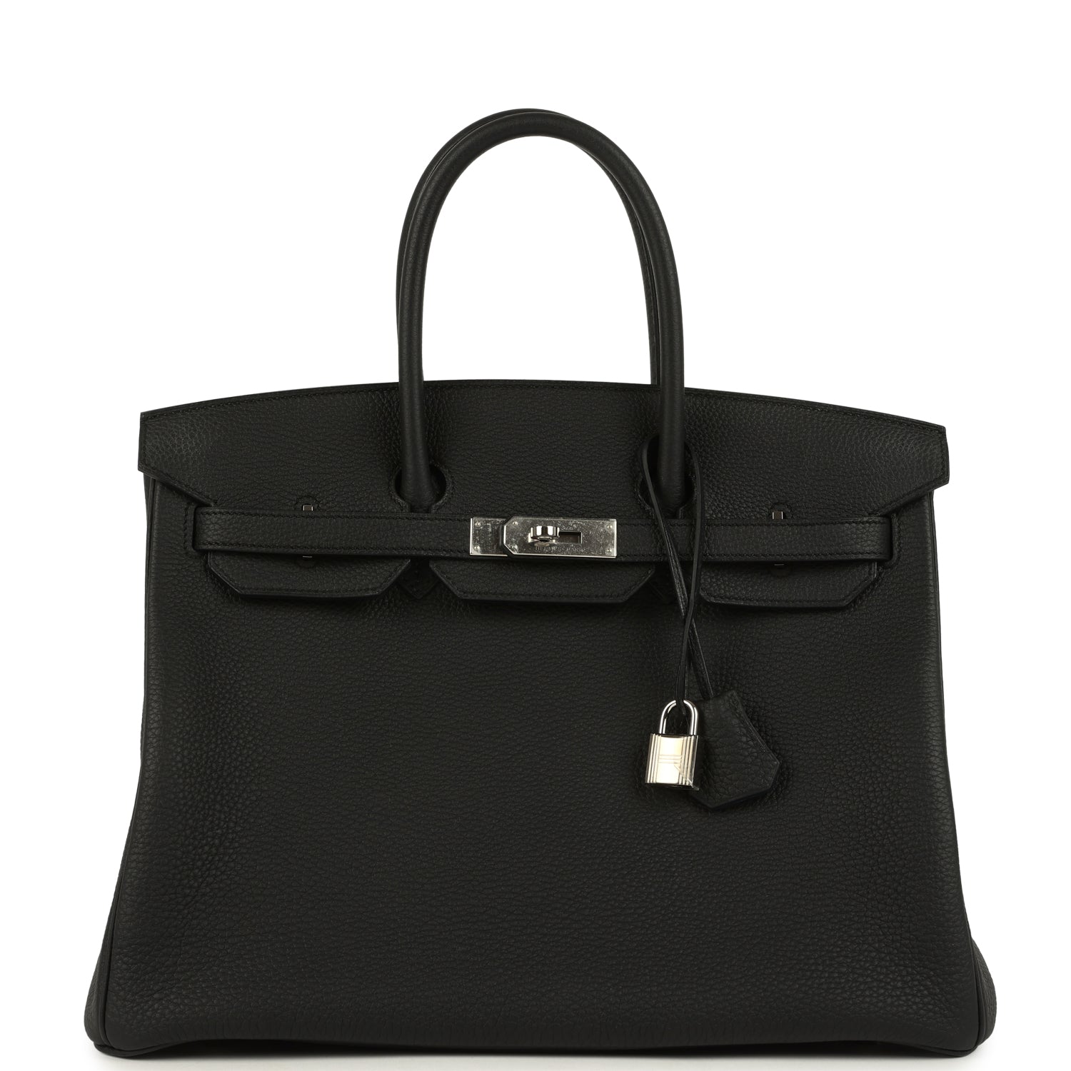 Hermes Birkin 35 Black Verso Togo Palladium Hardware