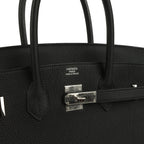 Hermes Birkin 35 Black Verso Togo Palladium Hardware
