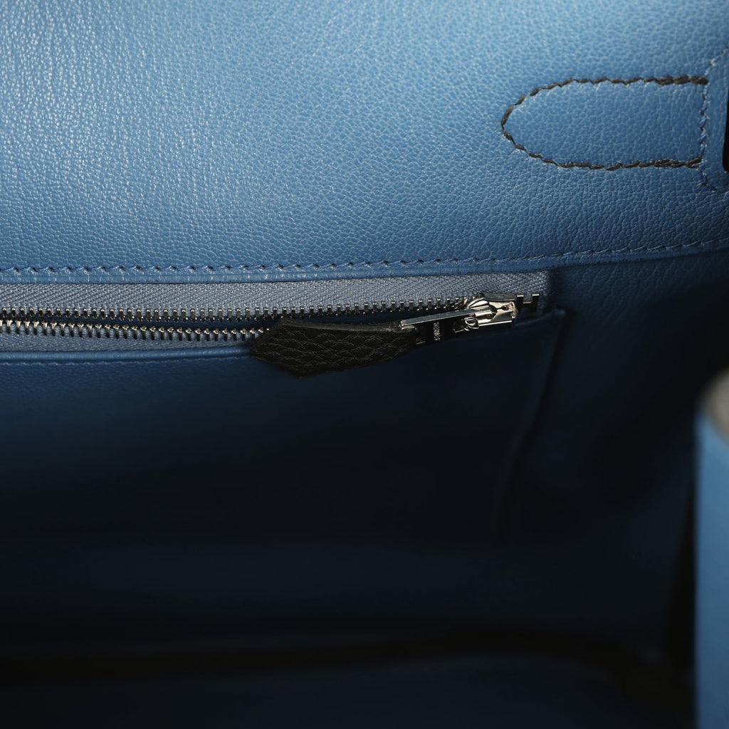 Hermes Birkin 35 Black Verso Togo Palladium Hardware