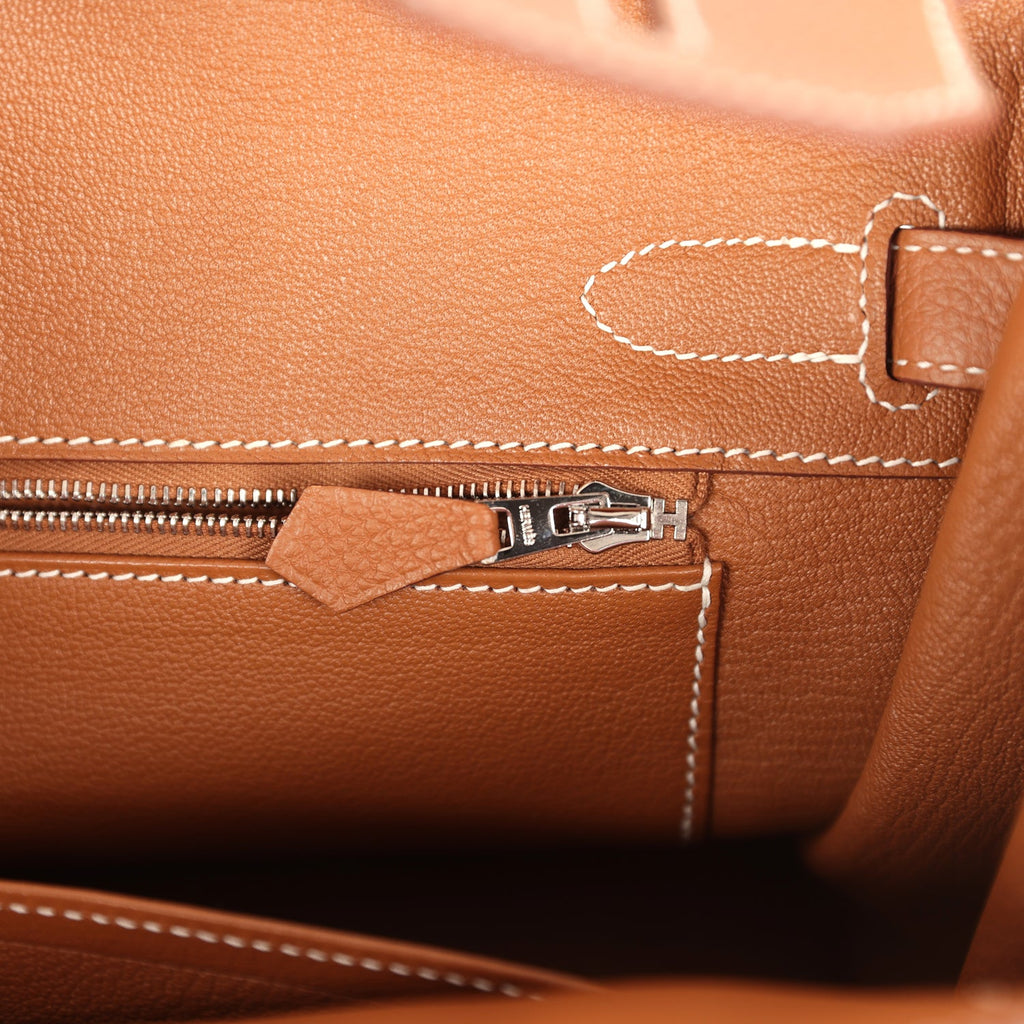 Hermes Birkin 30 Gold Togo Palladium Hardware