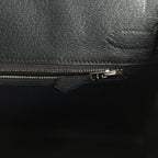 Hermes Birkin 30 Black Shiny Crocodile Niloticus Palladium Hardware