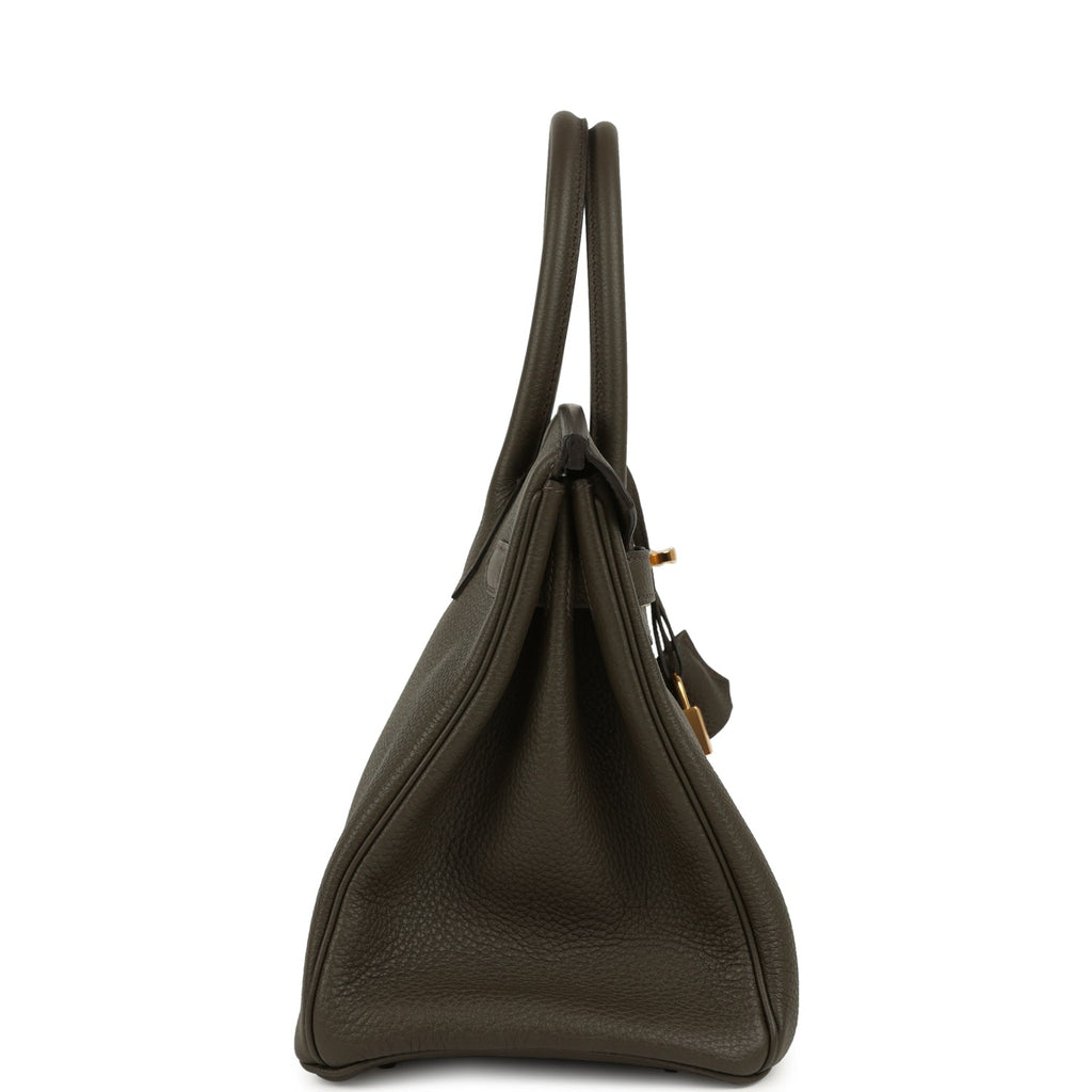 Hermes Birkin 30 Eucalyptus Togo Gold Hardware