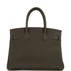 Hermes Birkin 30 Eucalyptus Togo Gold Hardware