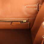 Vintage Hermes Birkin 35 Gold Togo Gold Hardware
