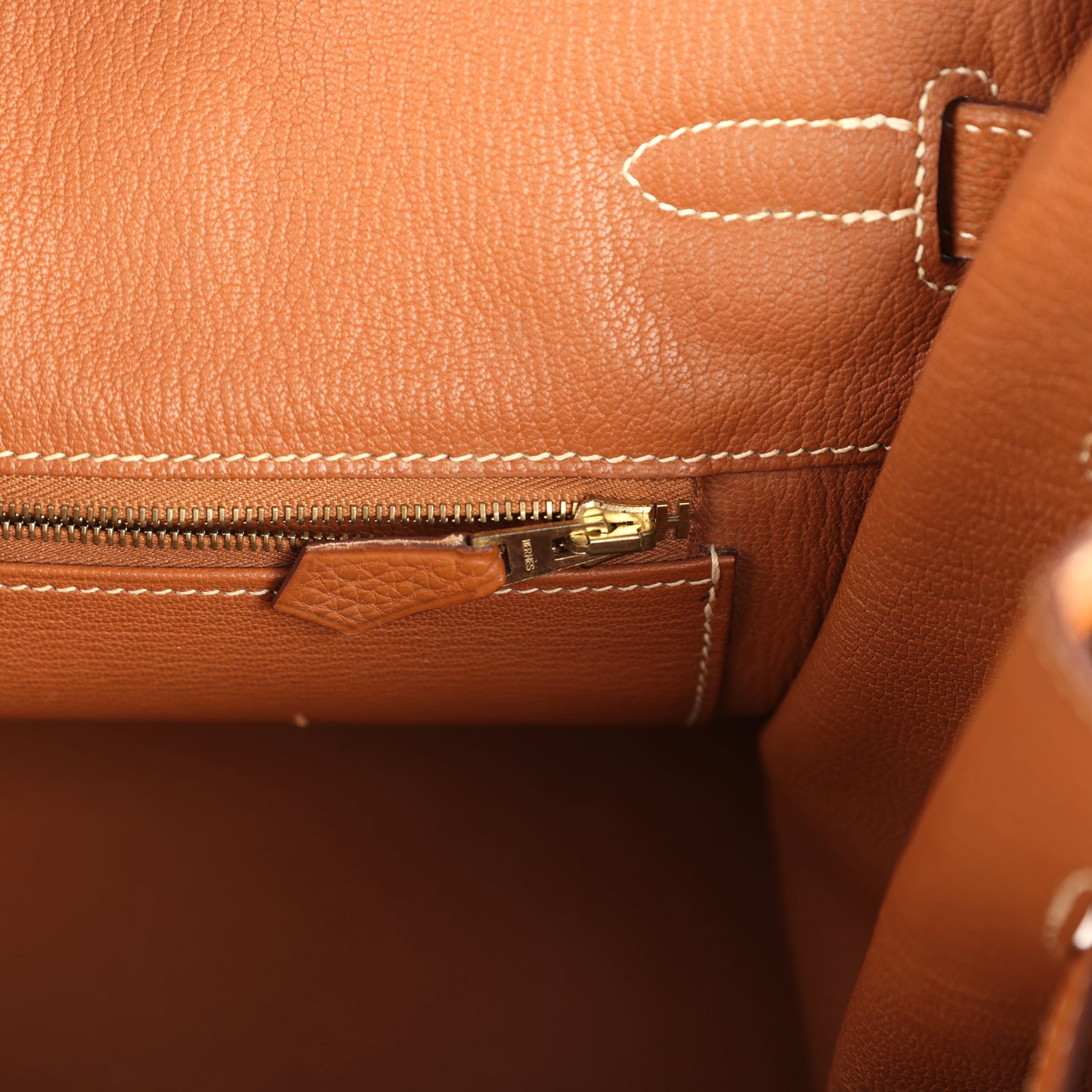 Vintage Hermes Birkin 35 Gold Togo Gold Hardware