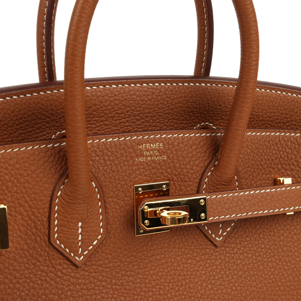 Hermes Birkin 25 Gold Togo Gold Hardware