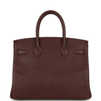 Hermes Birkin 30 Bordeaux Epsom Palladium Hardware