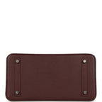 Hermes Birkin 30 Bordeaux Epsom Palladium Hardware