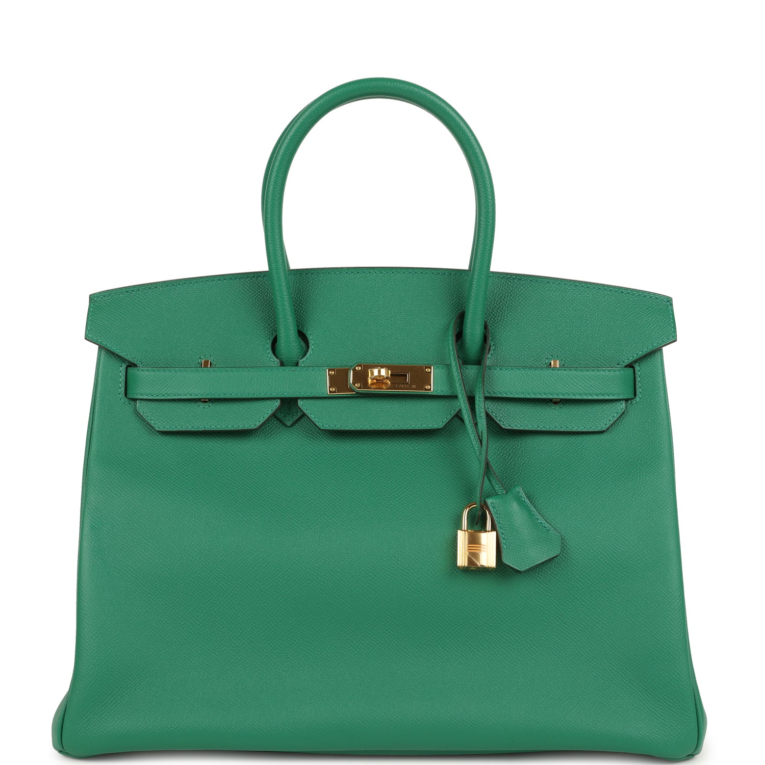 Hermes Birkin 35 Vert Vertigo Epsom Gold Hardware