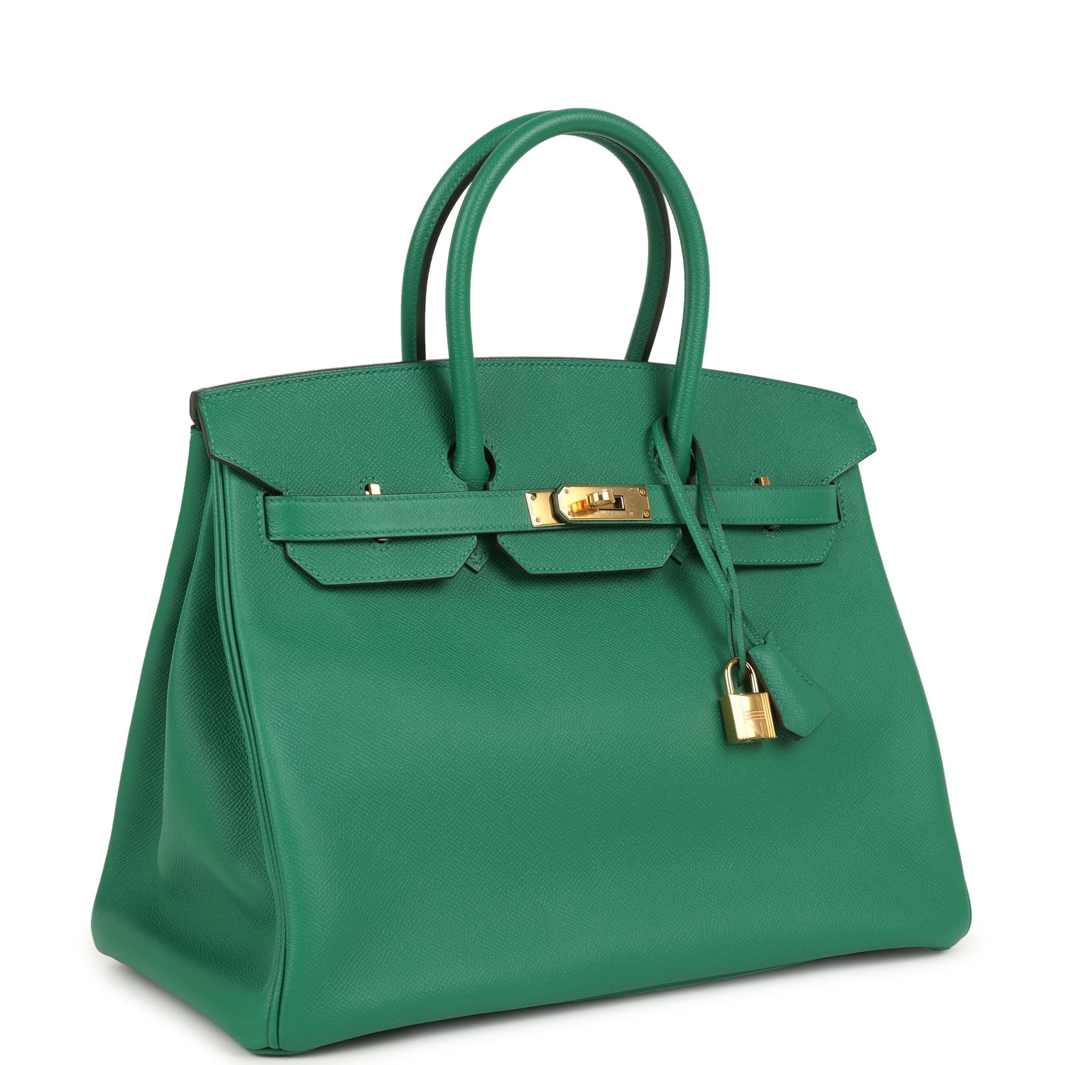 Hermes Birkin 35 Vert Vertigo Epsom Gold Hardware