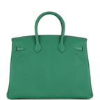 Hermes Birkin 35 Vert Vertigo Epsom Gold Hardware