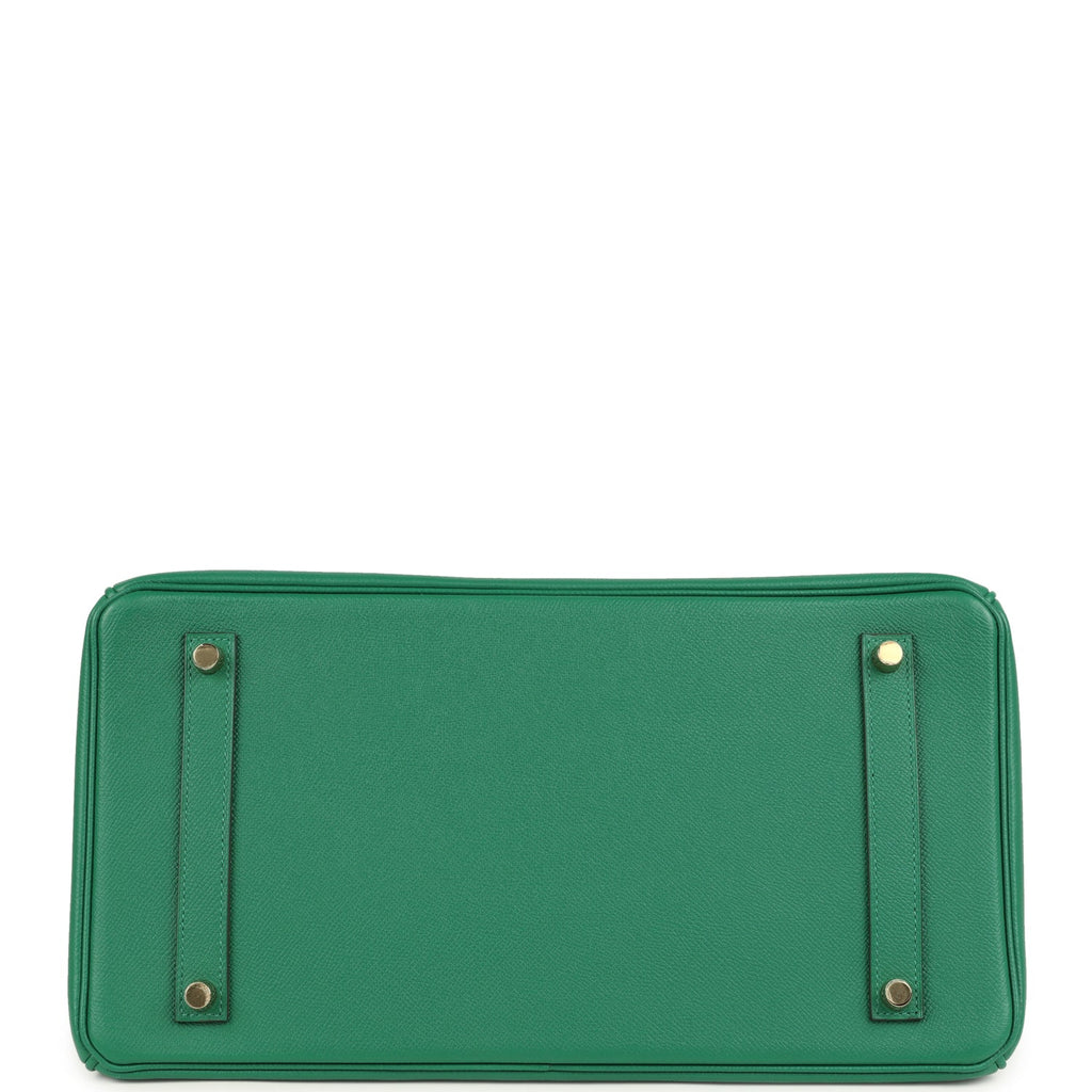 Hermes Birkin 35 Vert Vertigo Epsom Gold Hardware