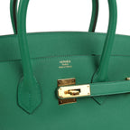 Hermes Birkin 35 Vert Vertigo Epsom Gold Hardware