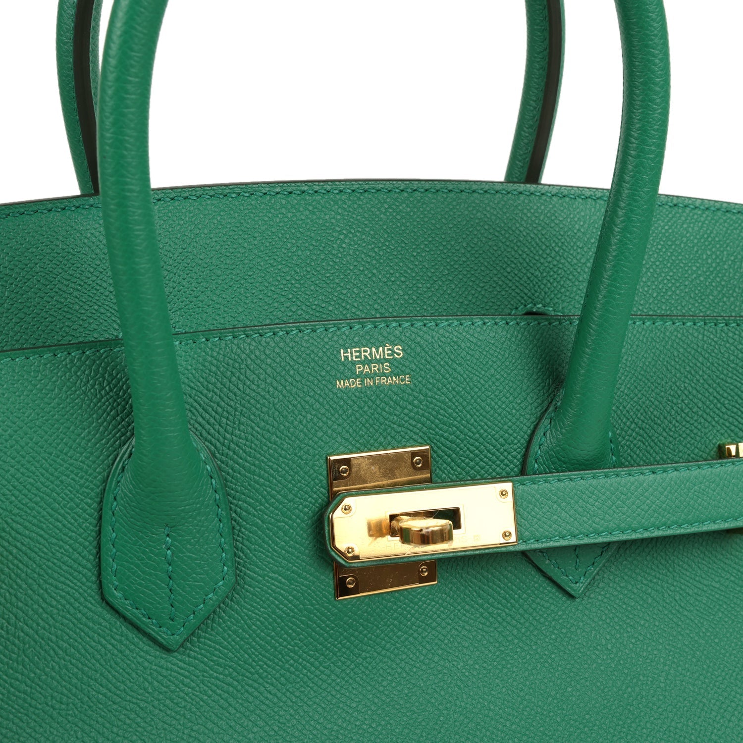 Hermes Birkin 35 Vert Vertigo Epsom Gold Hardware