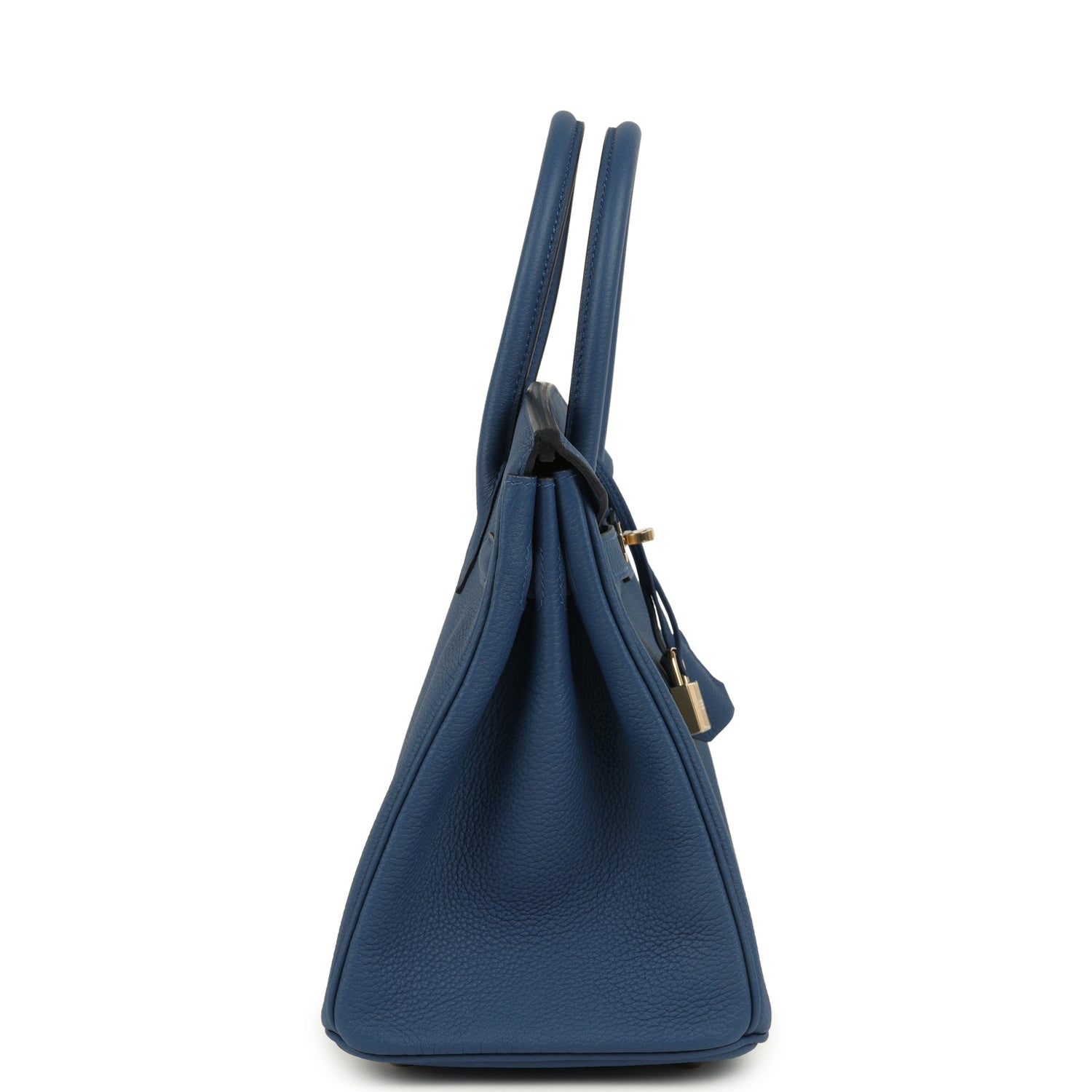 Hermes Birkin 30 Bleu Tie Togo Permabrass Hardware
