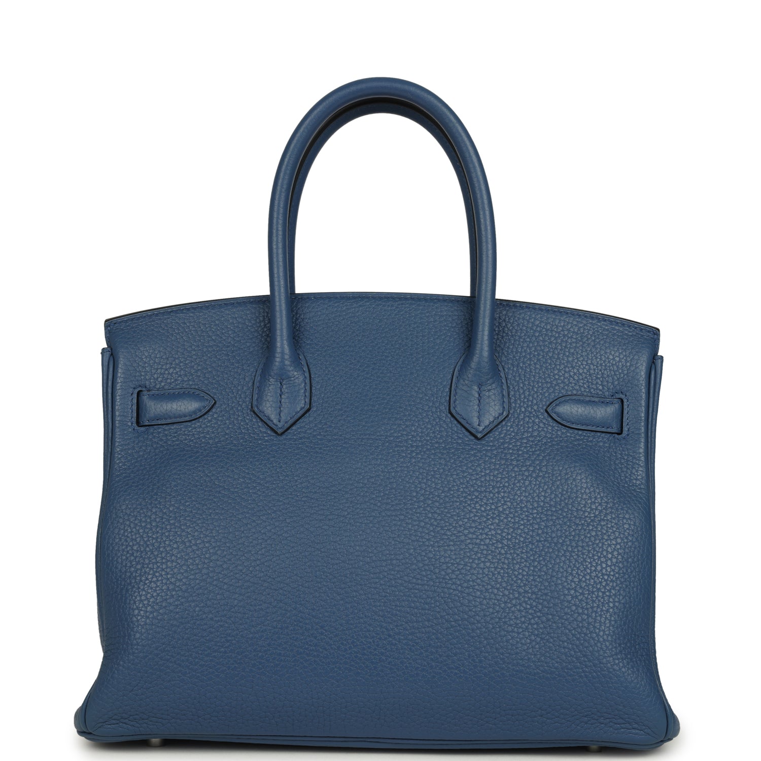 Hermes Birkin 30 Bleu Agate Clemence Palladium Hardware