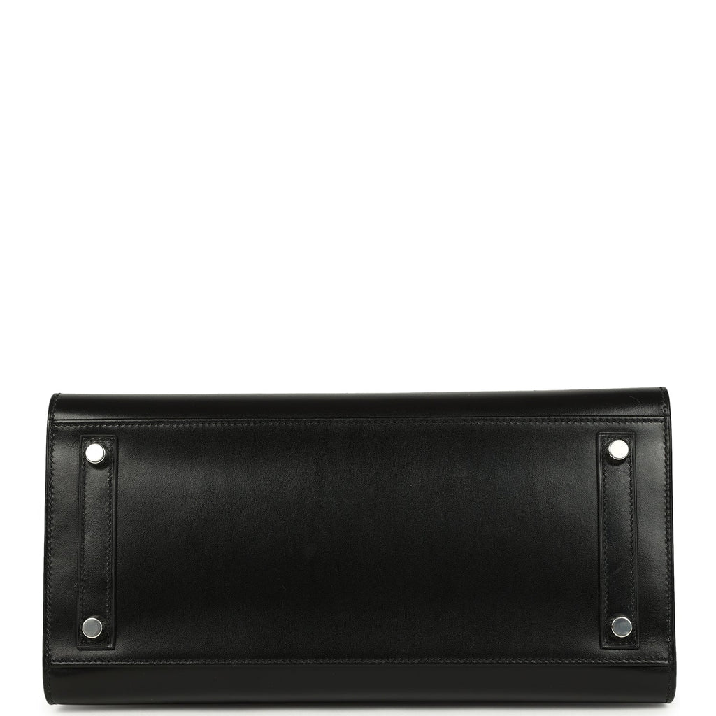 Hermes Birkin Sellier 30 Black Box Palladium Hardware