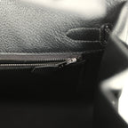 Hermes Birkin Sellier 30 Black Box Palladium Hardware