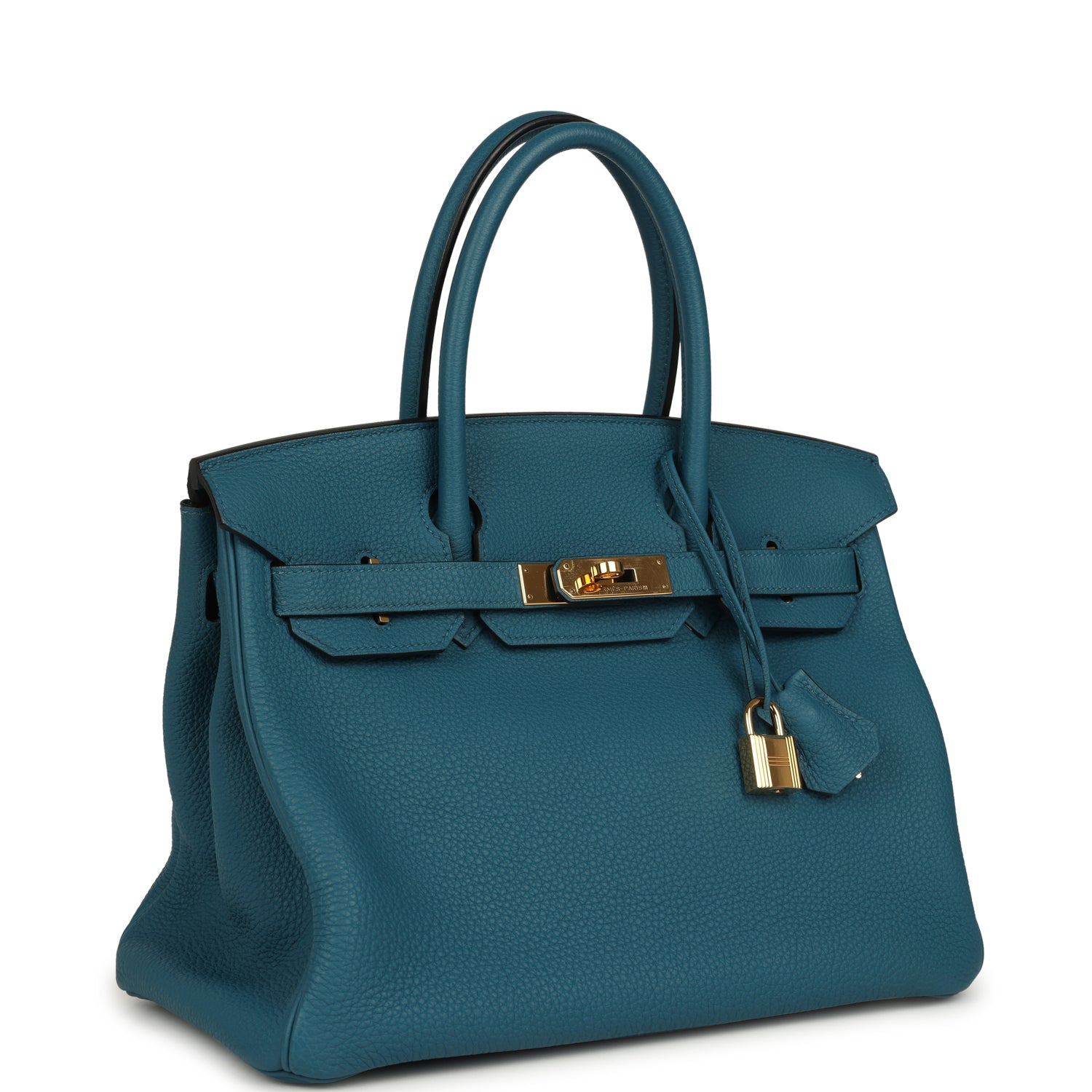 Hermes Birkin 30 Cobalt Togo Gold Hardware