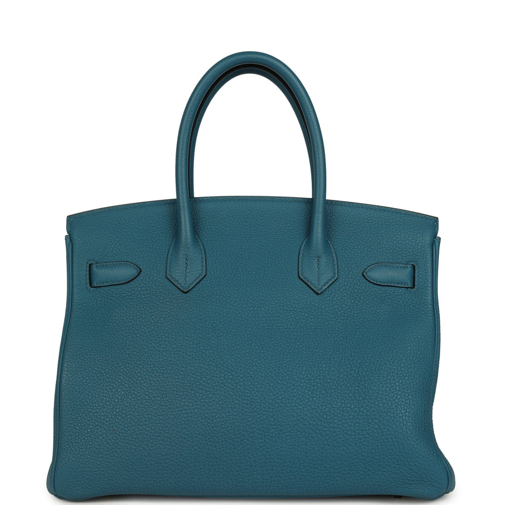 Hermes Birkin 30 Cobalt Togo Gold Hardware