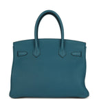 Hermes Birkin 30 Cobalt Togo Gold Hardware
