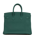 Hermes Birkin 25 Malachite Togo Gold Hardware