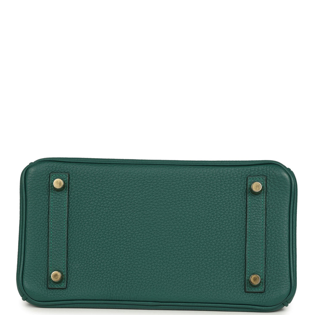 Hermes Birkin 25 Malachite Togo Gold Hardware