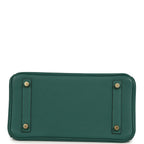 Hermes Birkin 25 Malachite Togo Gold Hardware
