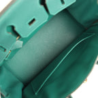 Hermes Birkin 25 Malachite Togo Gold Hardware