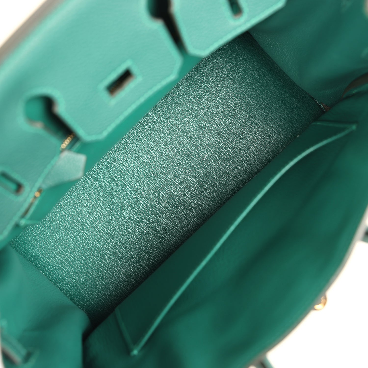 Hermes Birkin 25 Malachite Togo Gold Hardware