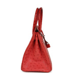 Hermes Birkin 30 Bougainvillea Ostrich Palladium Hardware