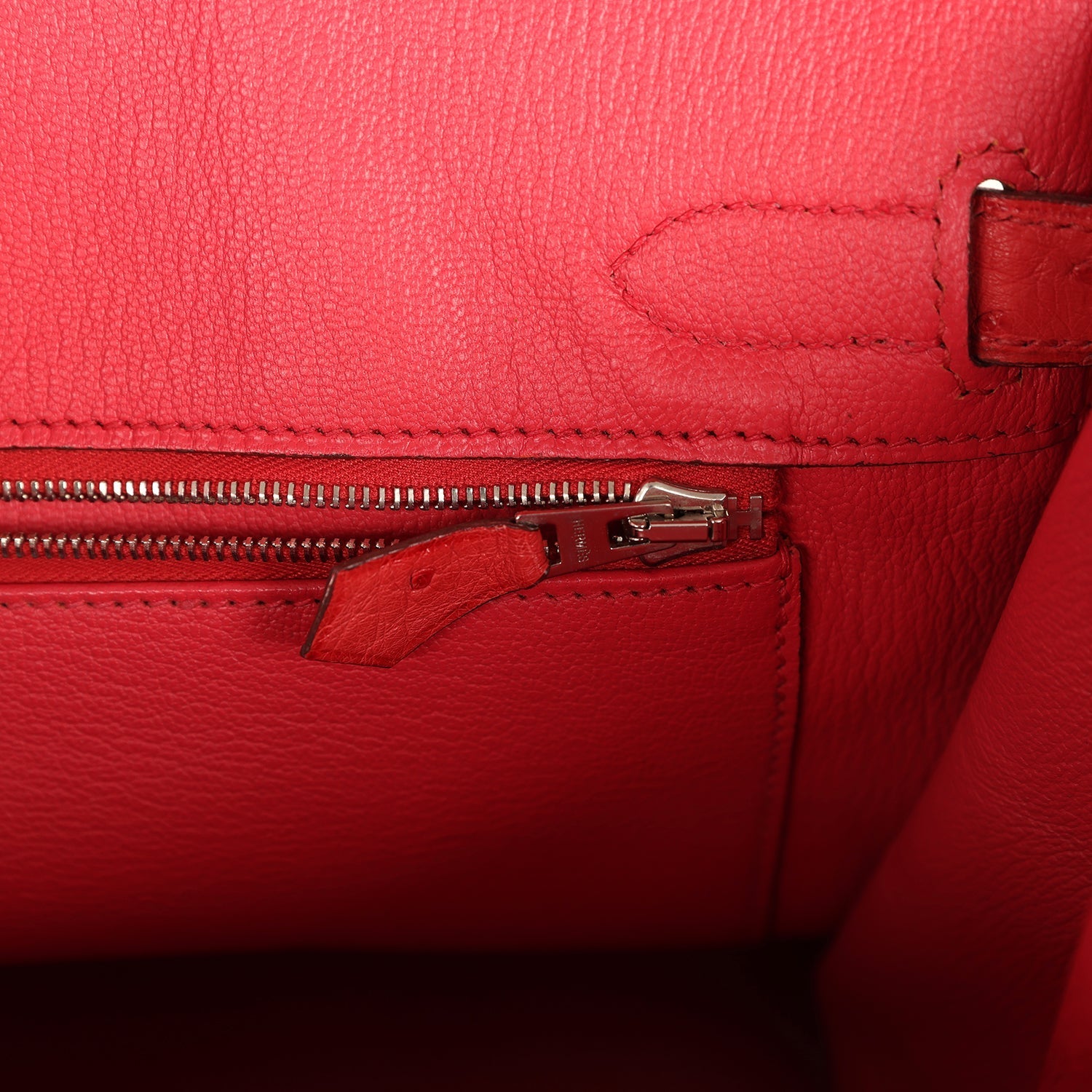 Hermes Birkin 30 Bougainvillea Ostrich Palladium Hardware