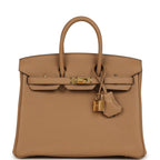 Hermes Birkin 25 Chai Togo Gold Hardware