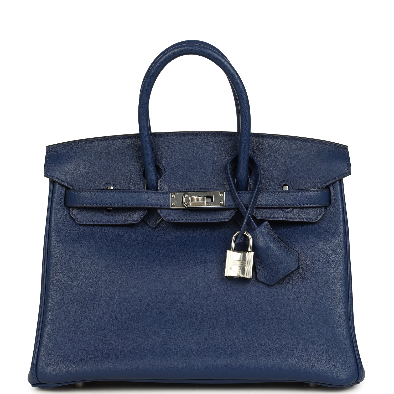 Hermes Birkin 25 Bleu Saphir Swift Palladium Hardware