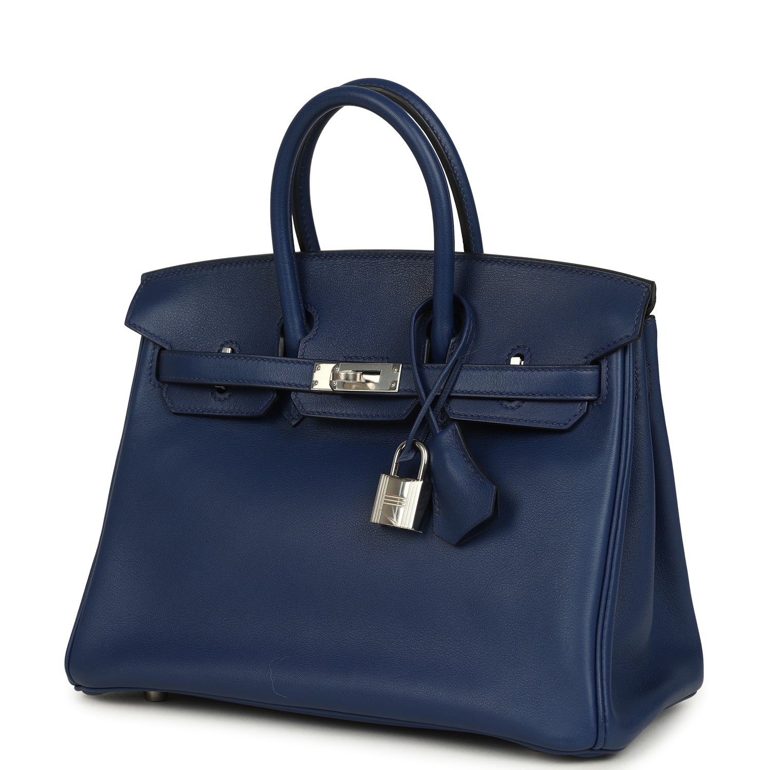 Hermes Birkin 25 Bleu Saphir Swift Palladium Hardware