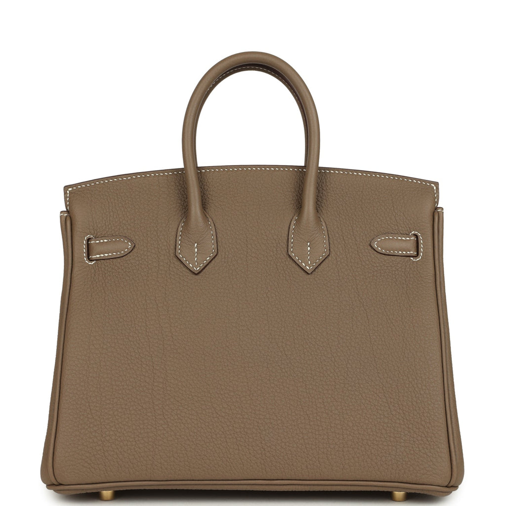 Hermes Birkin 25 Etoupe Togo Gold Hardware
