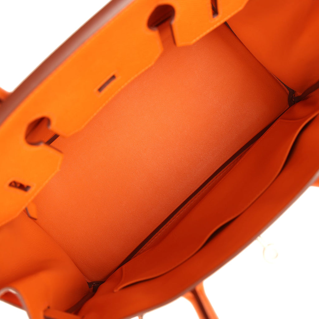 Hermes Birkin 30 Orange Epsom Palladium Hardware
