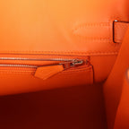 Hermes Birkin 30 Orange Epsom Palladium Hardware