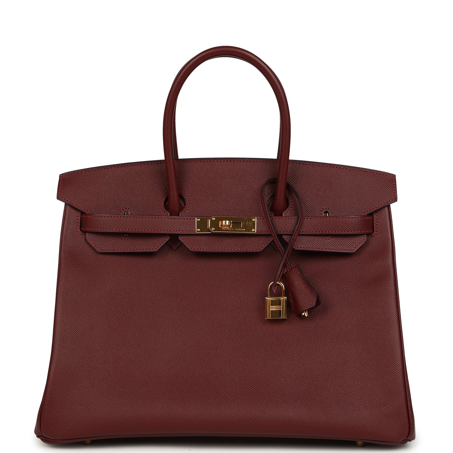 Hermes Birkin 35 Rouge H Epsom Gold Hardware