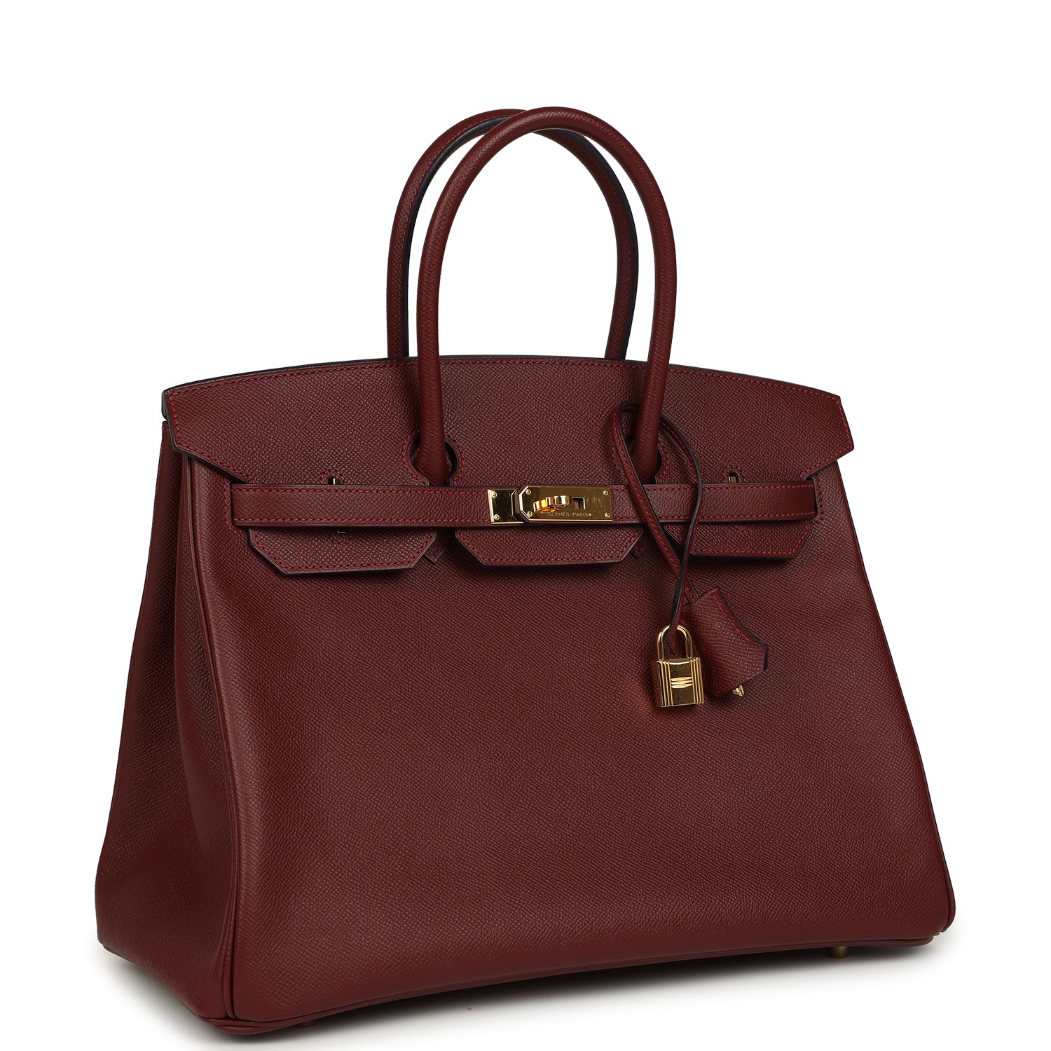 Hermes Birkin 35 Rouge H Epsom Gold Hardware