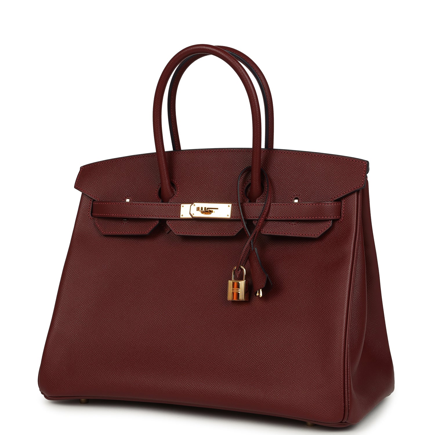 Hermes Birkin 35 Rouge H Epsom Gold Hardware