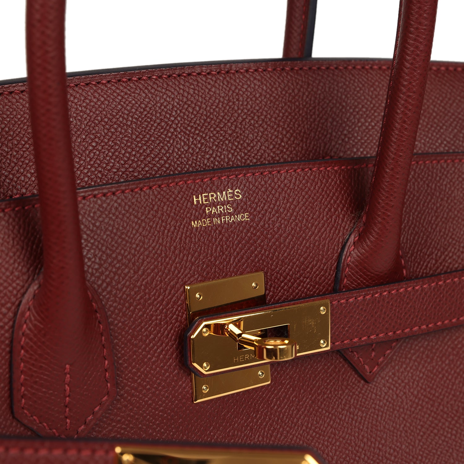 Hermes Birkin 35 Rouge H Epsom Gold Hardware