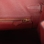 Hermes Birkin 35 Rouge H Epsom Gold Hardware