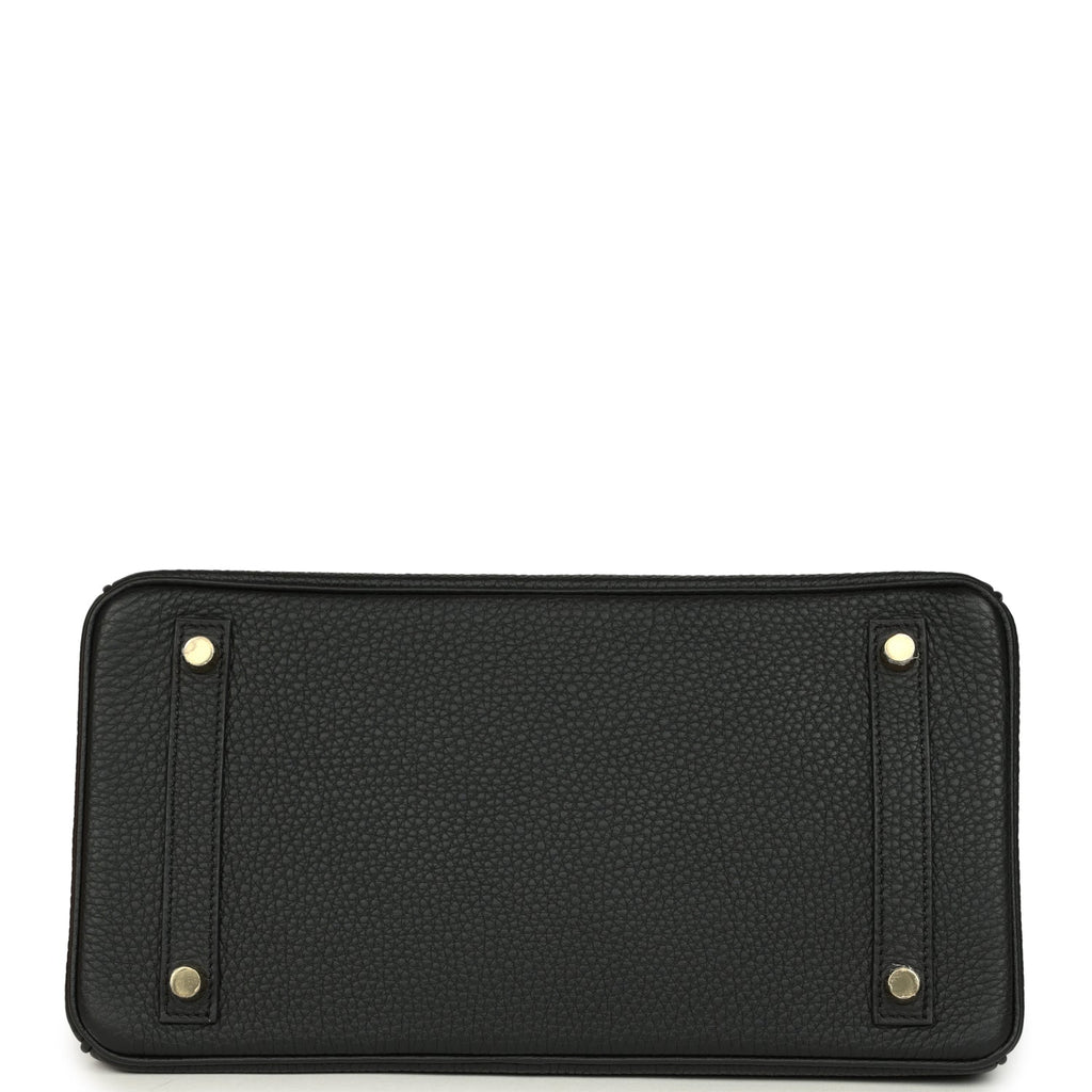 Hermes Birkin 30 Black Togo Gold Hardware