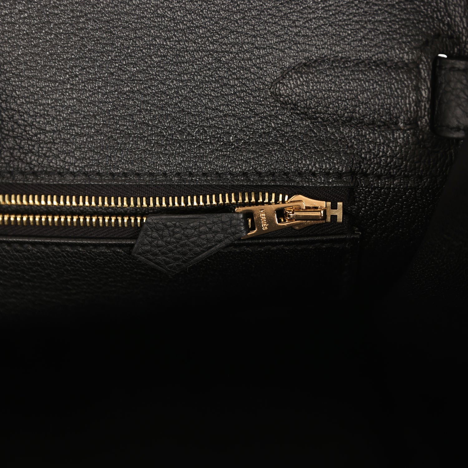 Hermes Birkin 30 Black Togo Gold Hardware