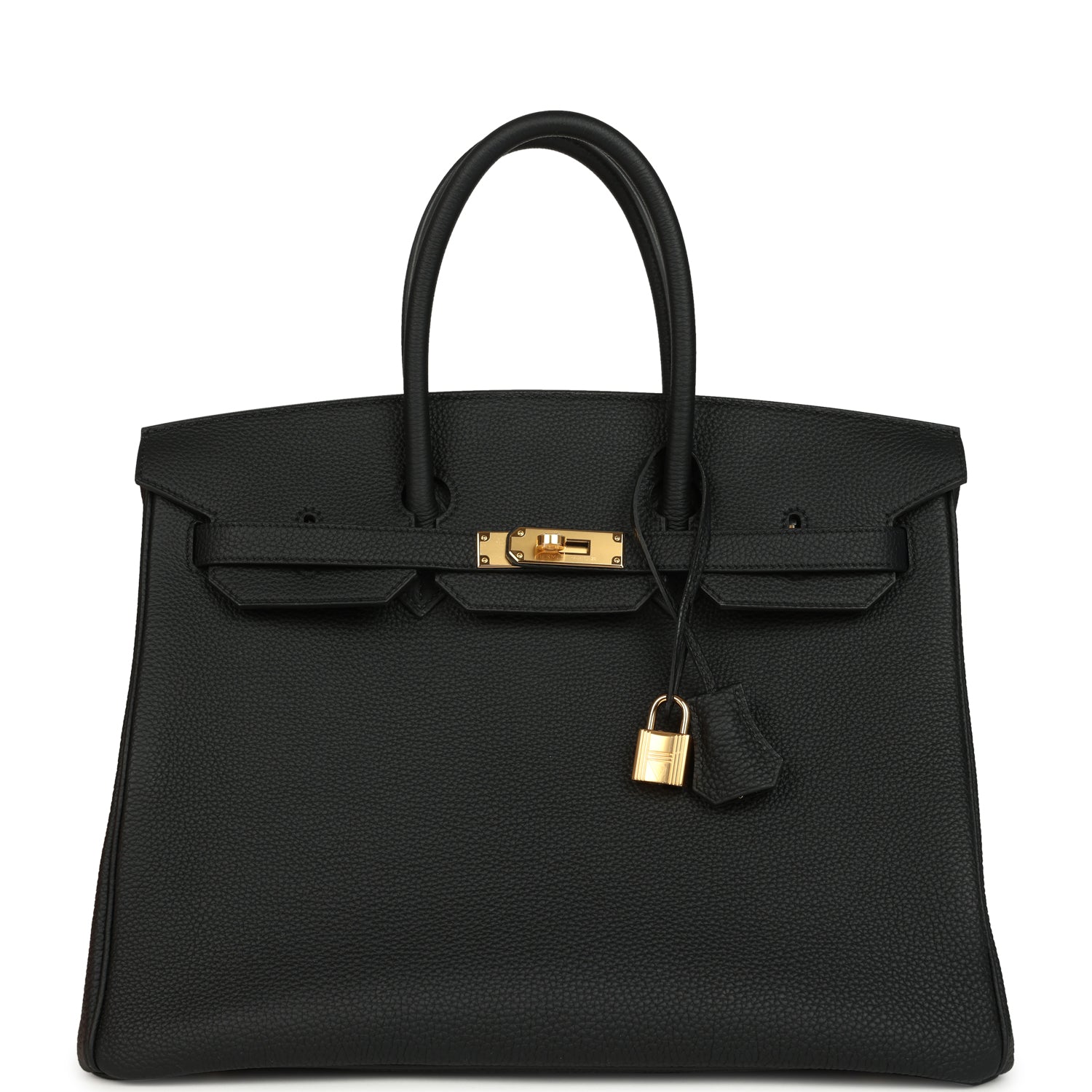 Hermes Birkin 35 Black Togo Gold Hardware