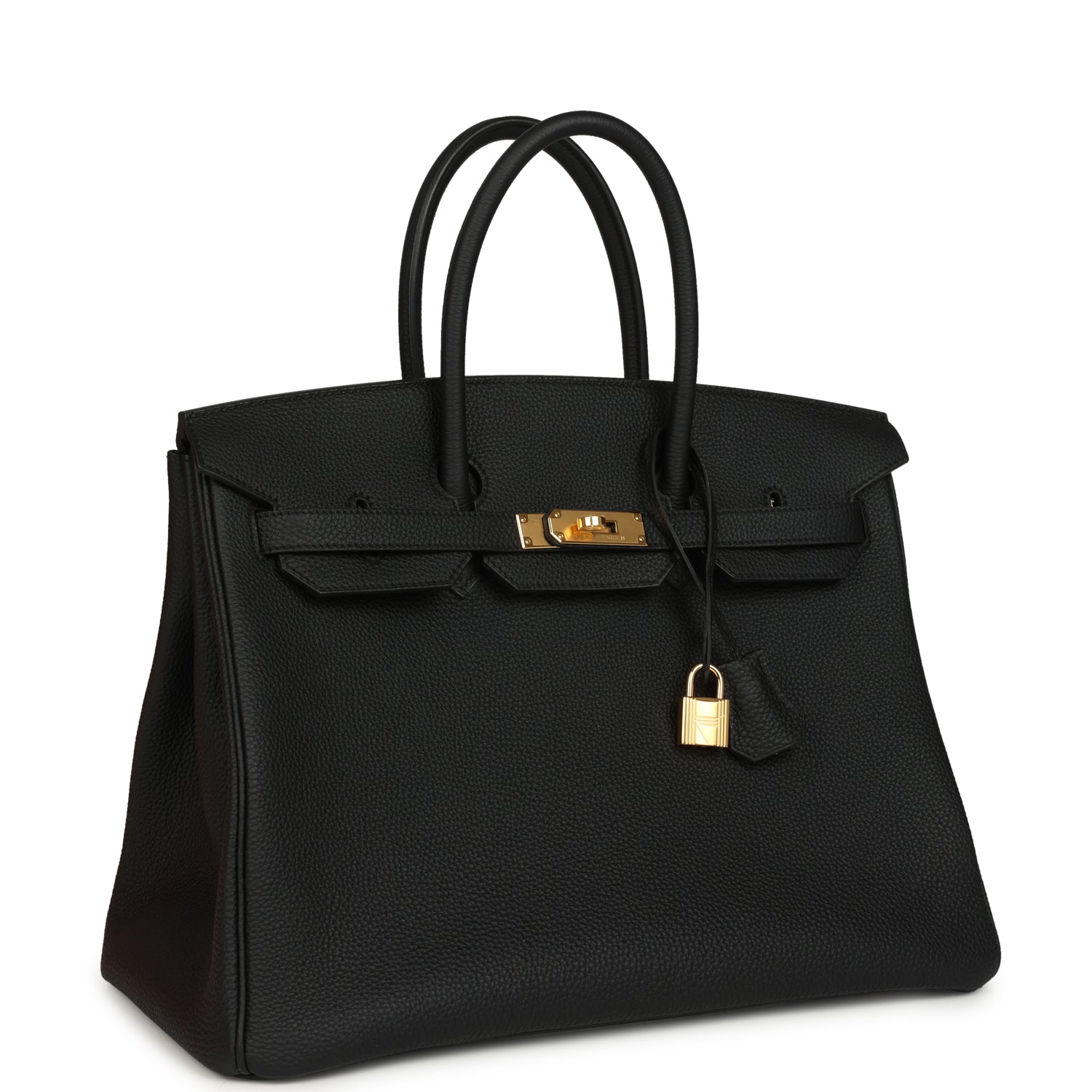 Hermes Birkin 35 Black Togo Gold Hardware