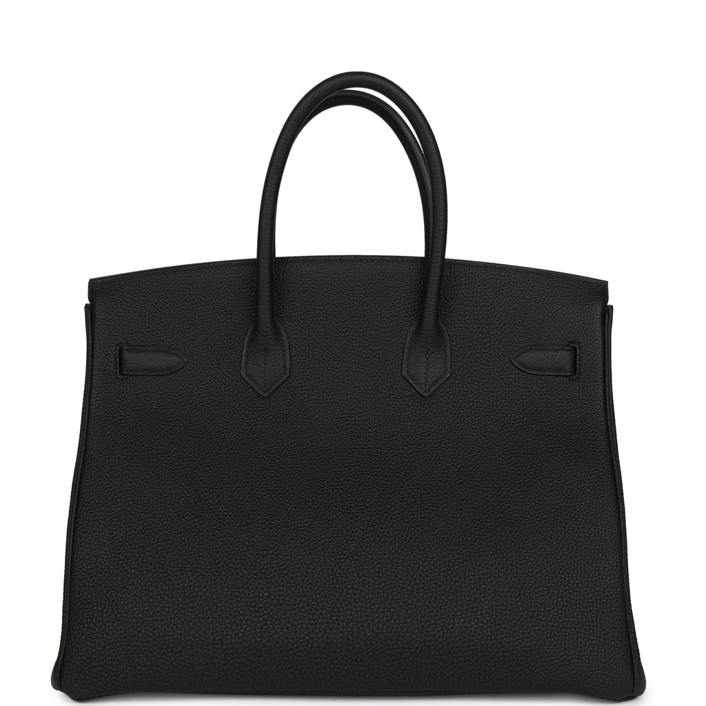 Hermes Birkin 35 Black Togo Gold Hardware